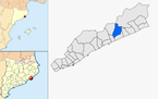  mapa de: Sant Cebrià de Vallalta