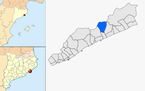  mapa de: Sant Iscle de Vallalta