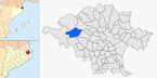  mapa de: Sant Llorenç de la Muga