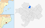  mapa de: Sant Pere de Riudebitlles