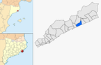  mapa de: Sant Pol de Mar