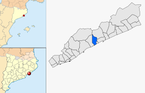  mapa de: Sant Vicenç de Montalt