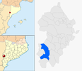  mapa de: Seròs