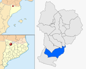 mapa de: Soriguera