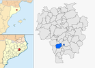  mapa de: Tona