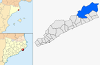  mapa de: Tordera