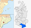  mapa de: Vallbona de les Monges