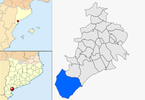  mapa de: Vandellòs i l'Hospitalet de l'Infant