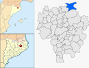  mapa de: Vidrà