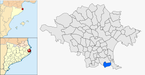  mapa de: Viladamat