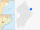  mapa de: Vilanova de la Barca