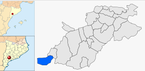  mapa de: Vilanova de Prades