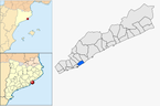  mapa de: Vilassar de Mar