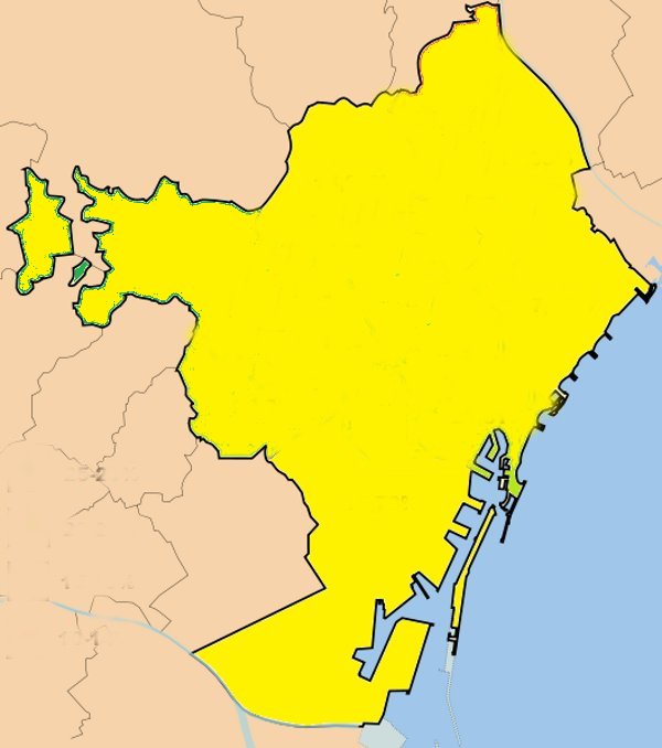 Mapa de: Barcelona